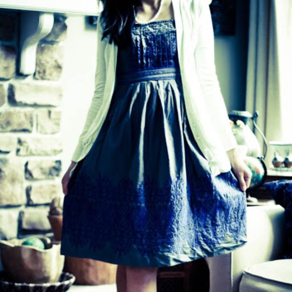 Anthropologie Sewing Circle Dress, by Floreat, size 4 - Picture 3 of 3